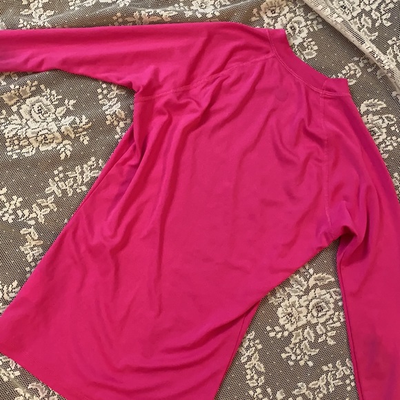 ROXY RASHGUARD MAGENTA PINK WHOLE HEARTED SWIM TOP SIZE SMALL UPF 50 SURF - Picture 8 of 12